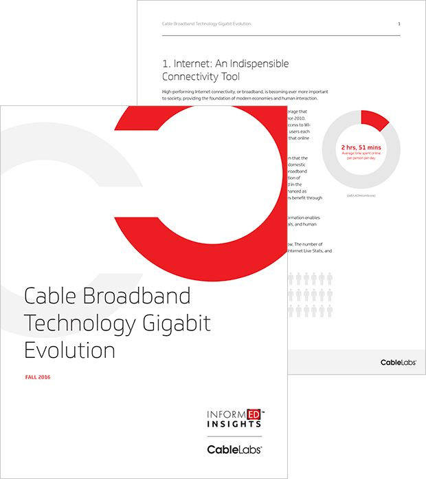 Cable Broadband Technology Gigabit Evolution