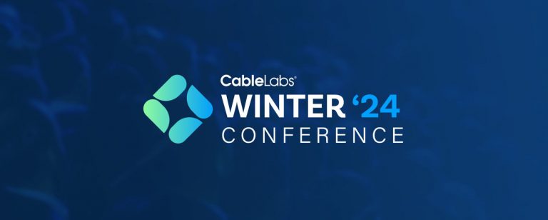 Winter Conference 2024 Blue Banner with Logo